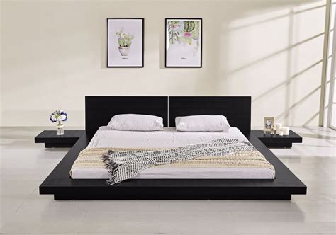 asian style platform bed|japanese platform bed with headboard.